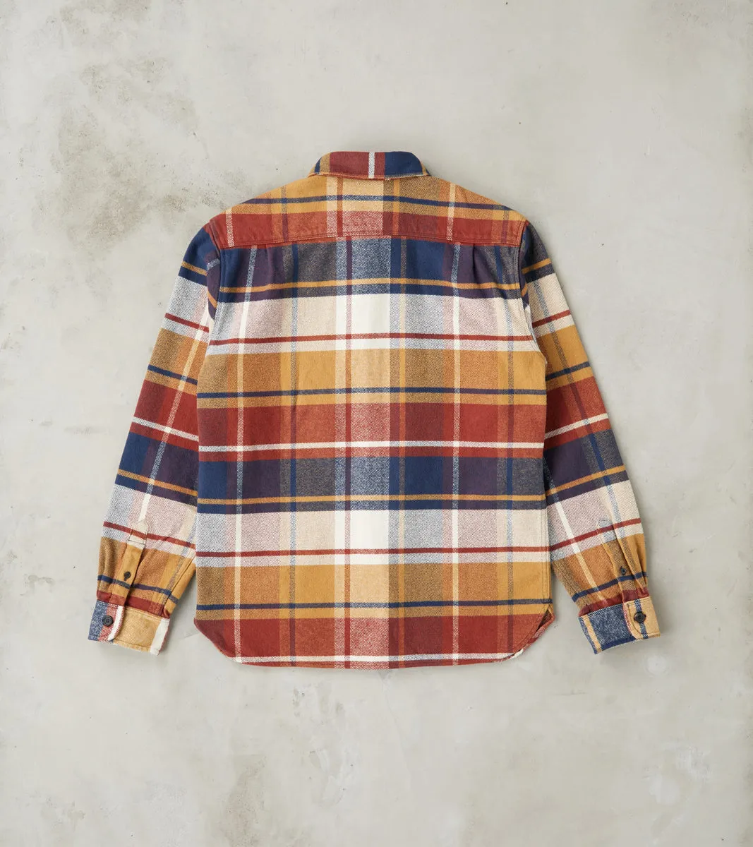 Benson - Japanese Heavyweight Flannel - Gold Plaid sold by Division Road product image thumbnail 2