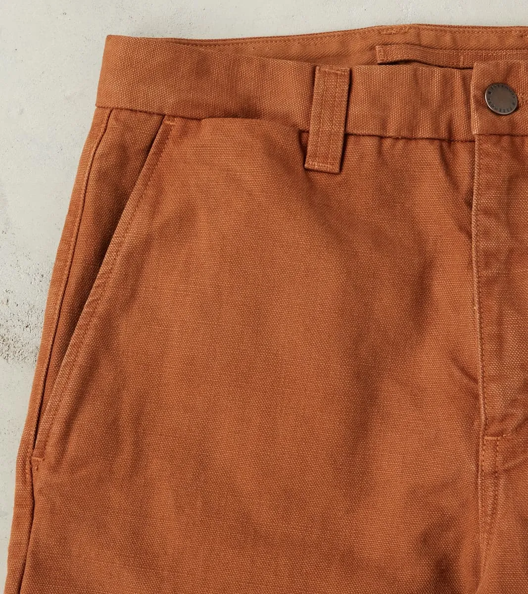 Deck Pant - 14oz Japanese Military Slub Canvas - Rust sold by Division Road product image thumbnail 4