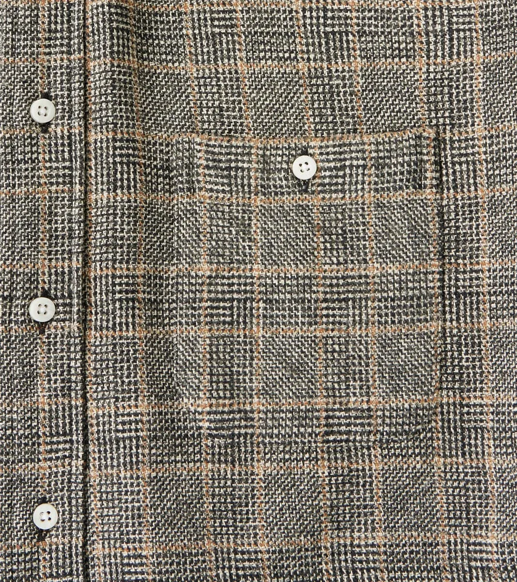 Japanese Glen Plaid Cotton Tweed - Salt & Pepper sold by Division Road product image thumbnail 5