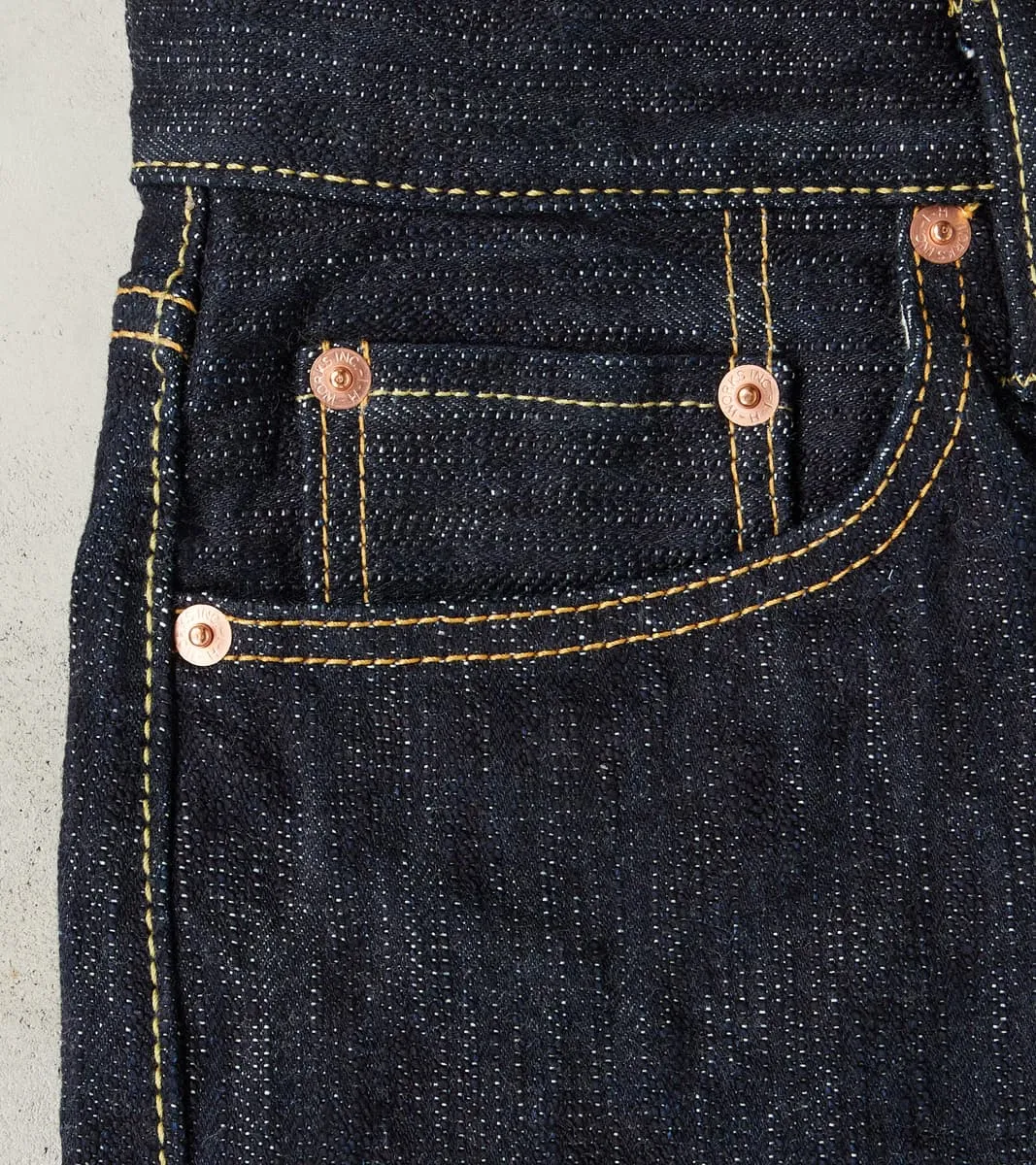 888S-SLB - High Rise Relaxed Tapered - 16oz Slubby Indigo sold by Division Road product image thumbnail 4