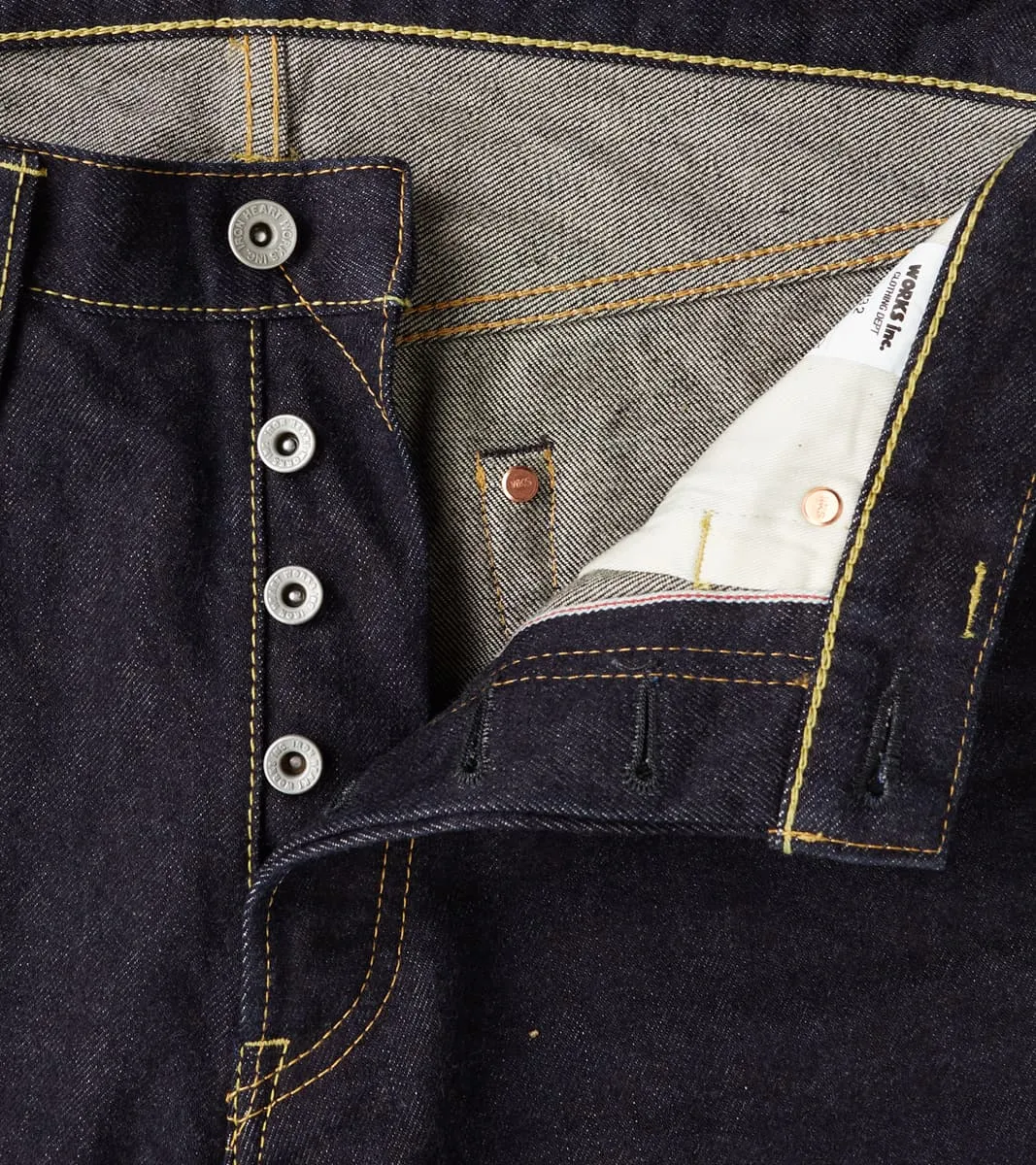 888S-142 - High Rise Tapered - 14oz Indigo sold by Division Road product image thumbnail 5