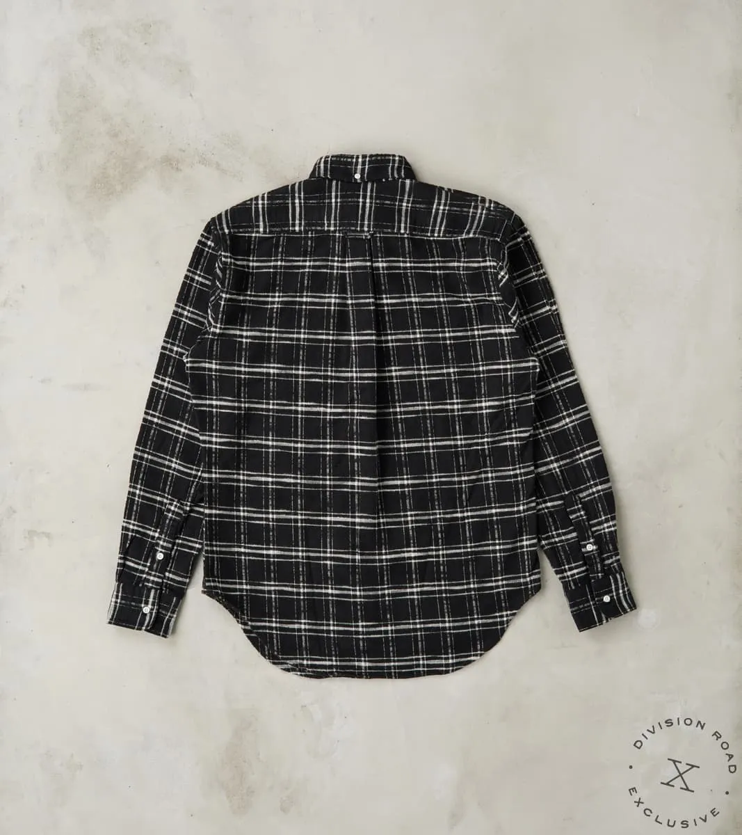 Japanese Slubbed Twill Check - Black sold by Division Road product image thumbnail 2