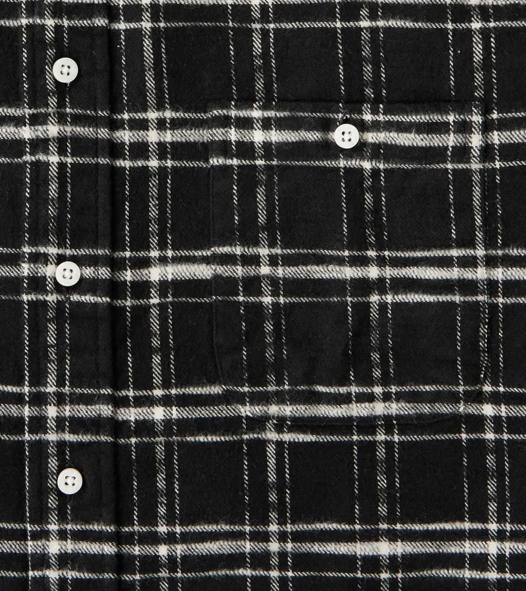 Japanese Slubbed Twill Check - Black sold by Division Road product image thumbnail 5