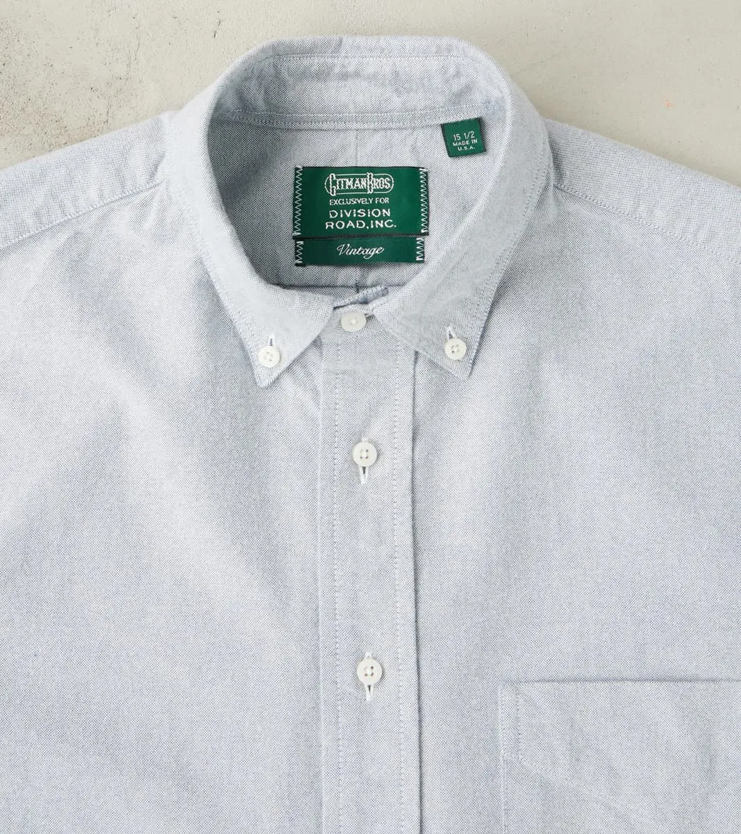 Brushed Fall Oxford - Navy sold by Division Road product image thumbnail 3