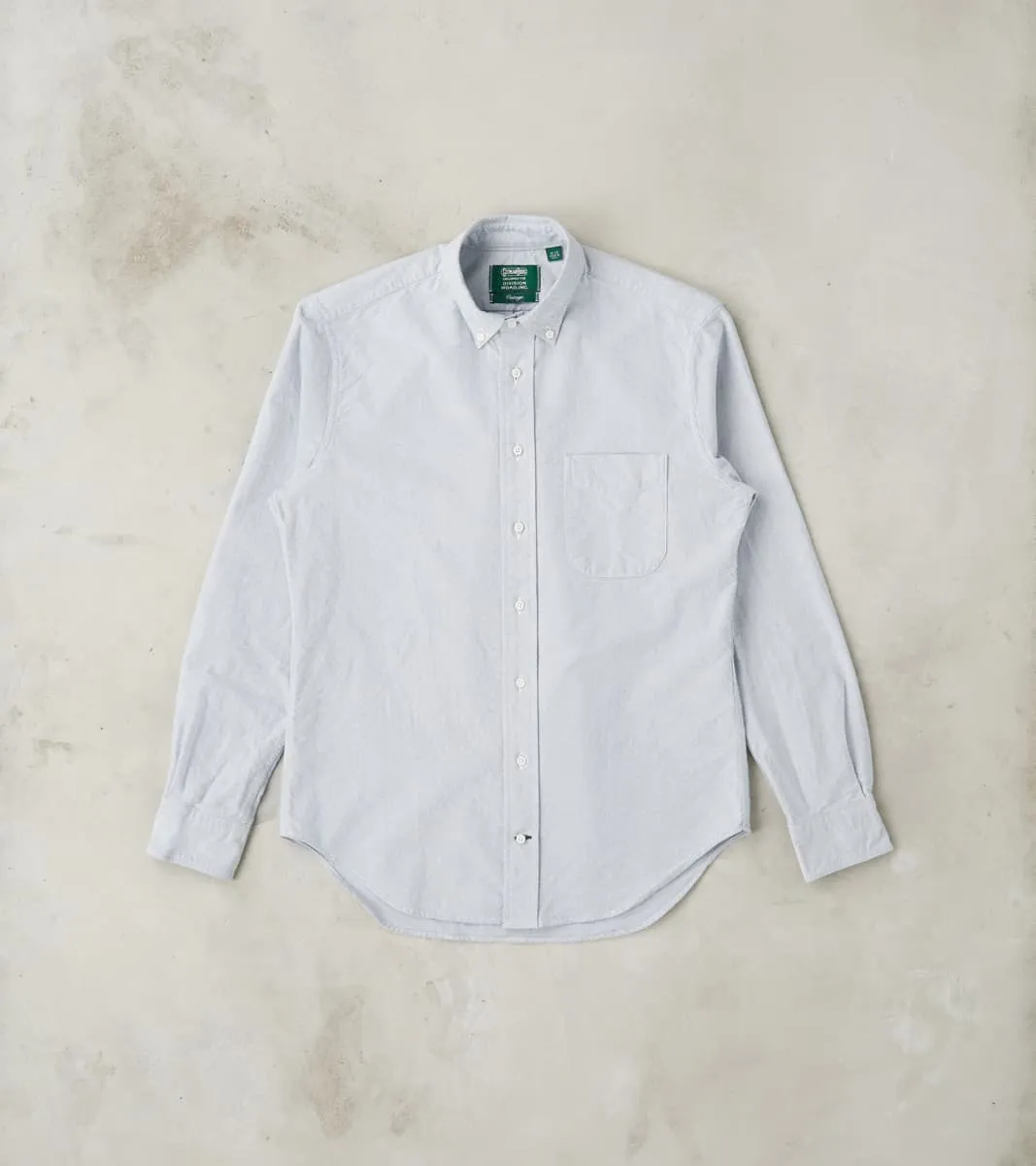 Brushed Fall Oxford - Navy sold by Division Road