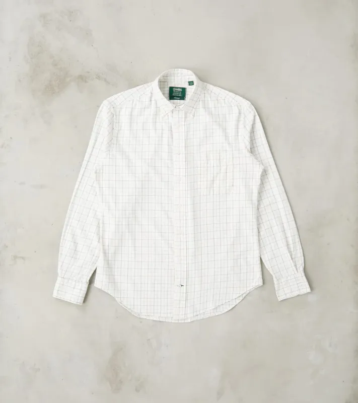 Brushed Twill Tattersall - Blue sold by Division Road