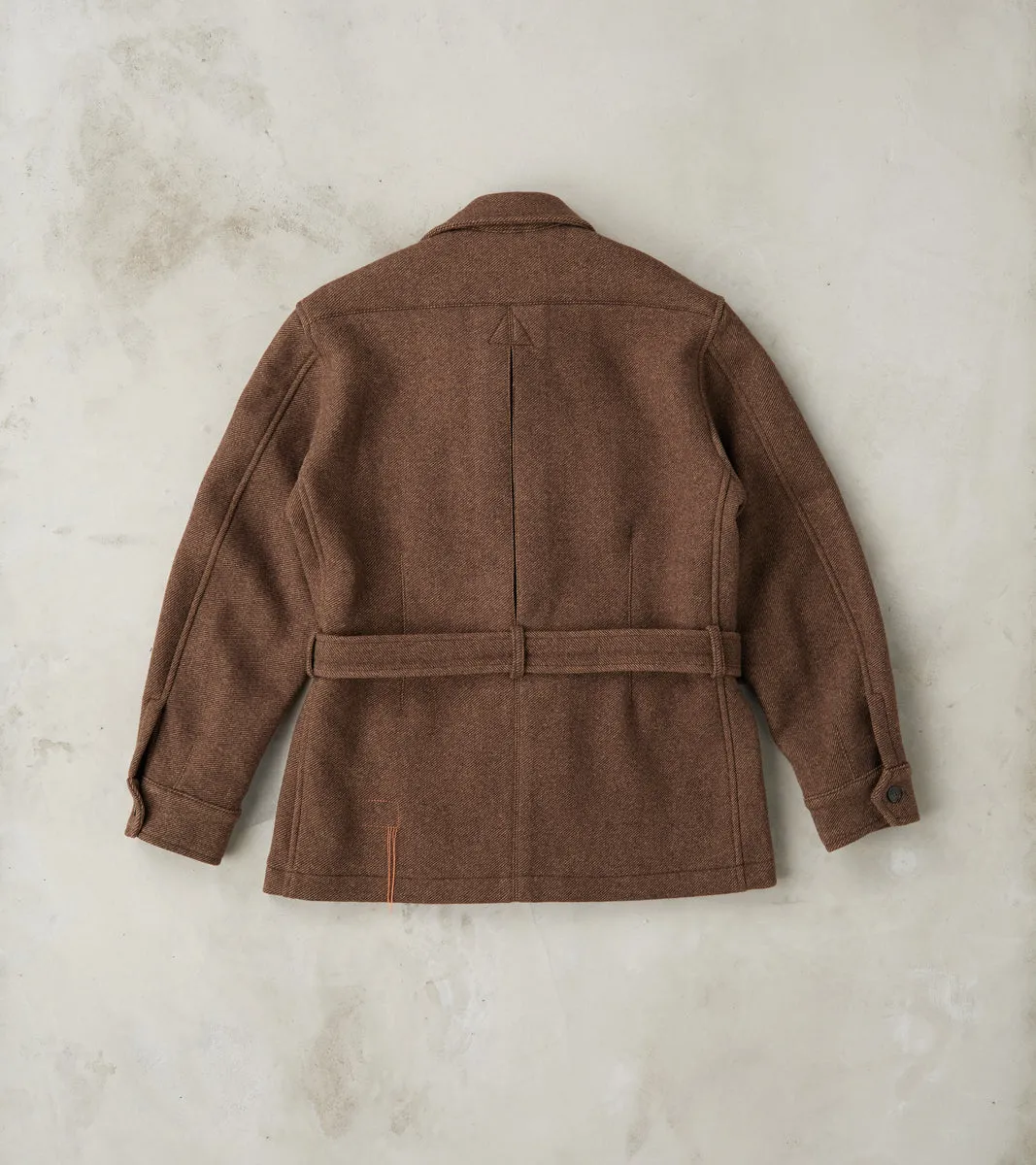 Saharan Jacket - Brown Wool Twill sold by Division Road product image thumbnail 2