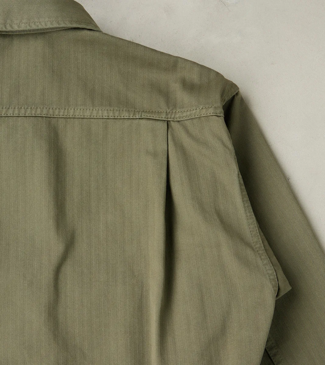 Army Jacket - Green Herringbone Twill sold by Division Road product image thumbnail 5