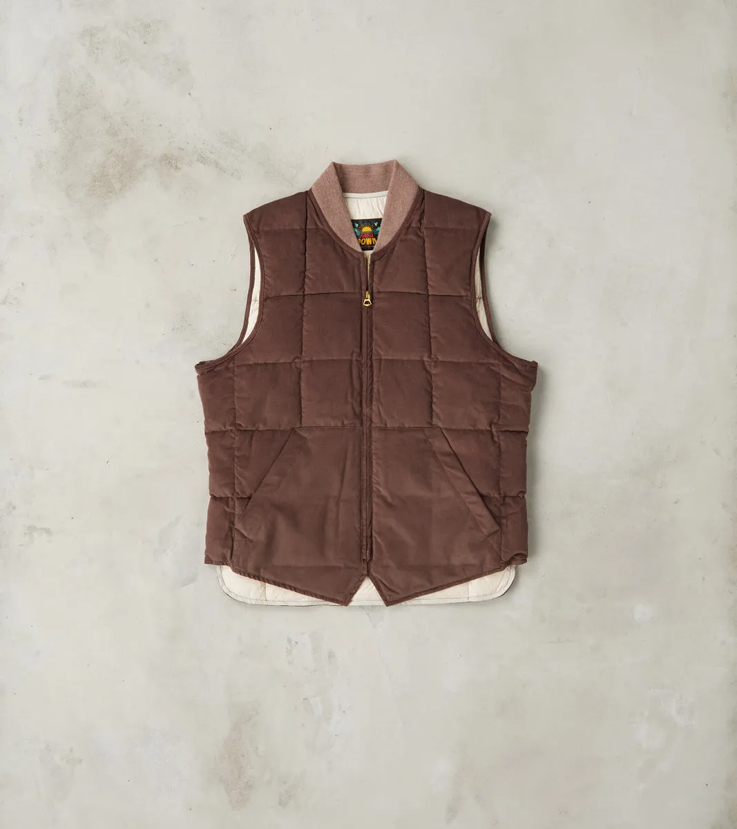 Outdoor Vest - Brown Corduroy sold by Division Road