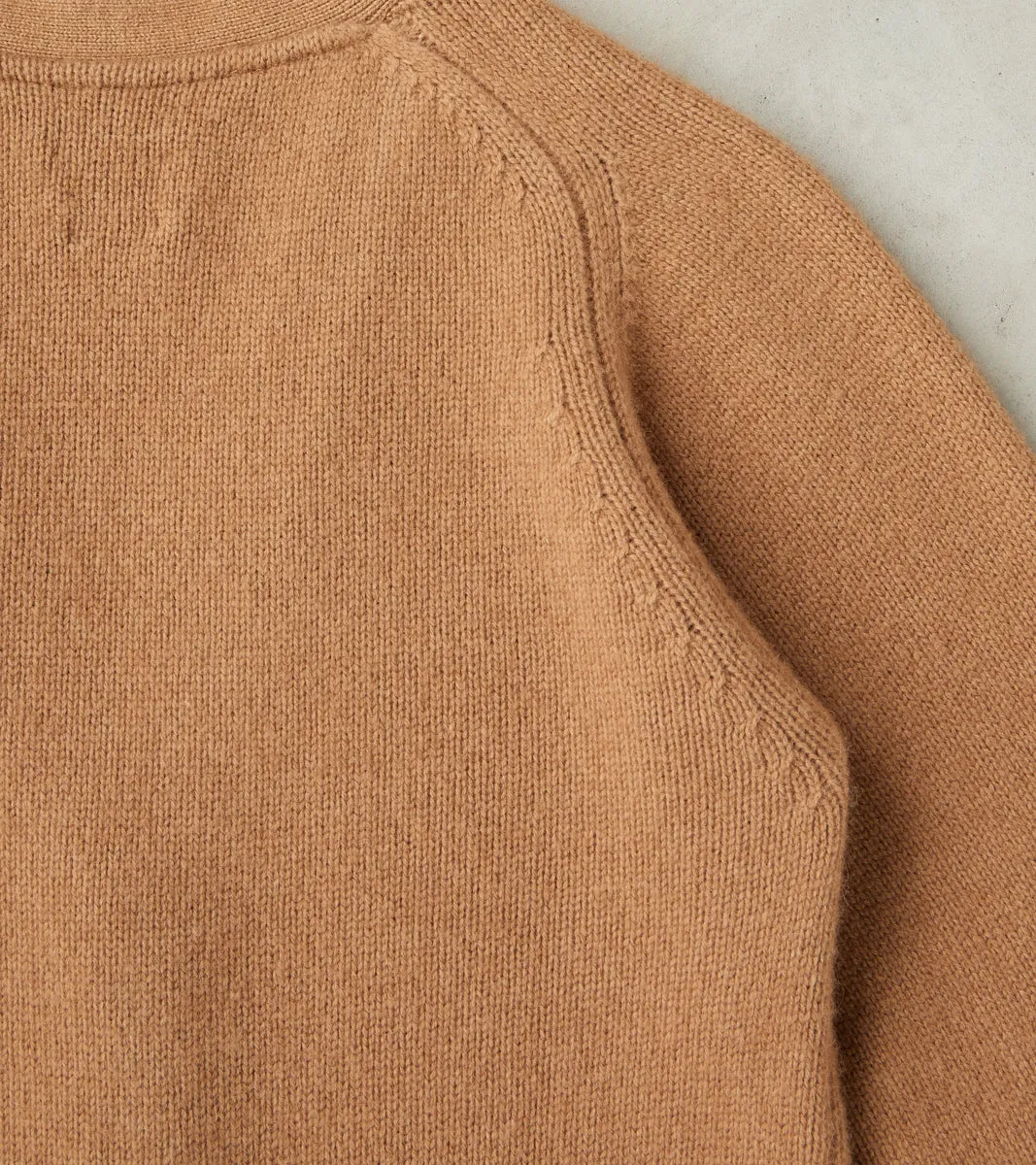 Berkshire Camelhair Cardigan - Natural sold by Division Road product image thumbnail 4