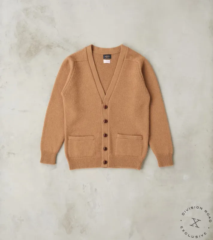 Berkshire Camelhair Cardigan - Natural sold by Division Road