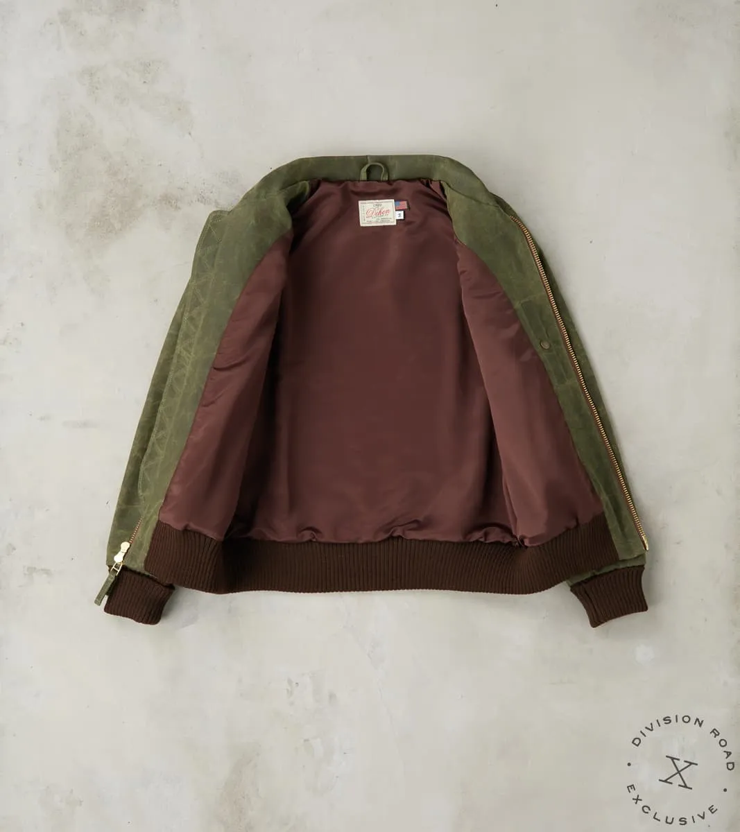 Carrier Jacket - 10oz Martexin Waxed Army Duck - Olive sold by Division Road product image thumbnail 3