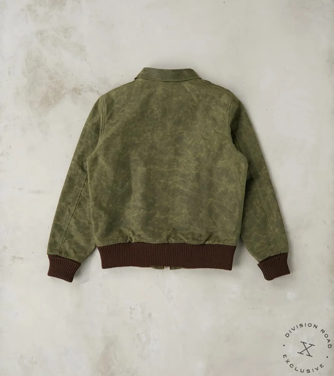Carrier Jacket - 10oz Martexin Waxed Army Duck - Olive sold by Division Road product image thumbnail 2