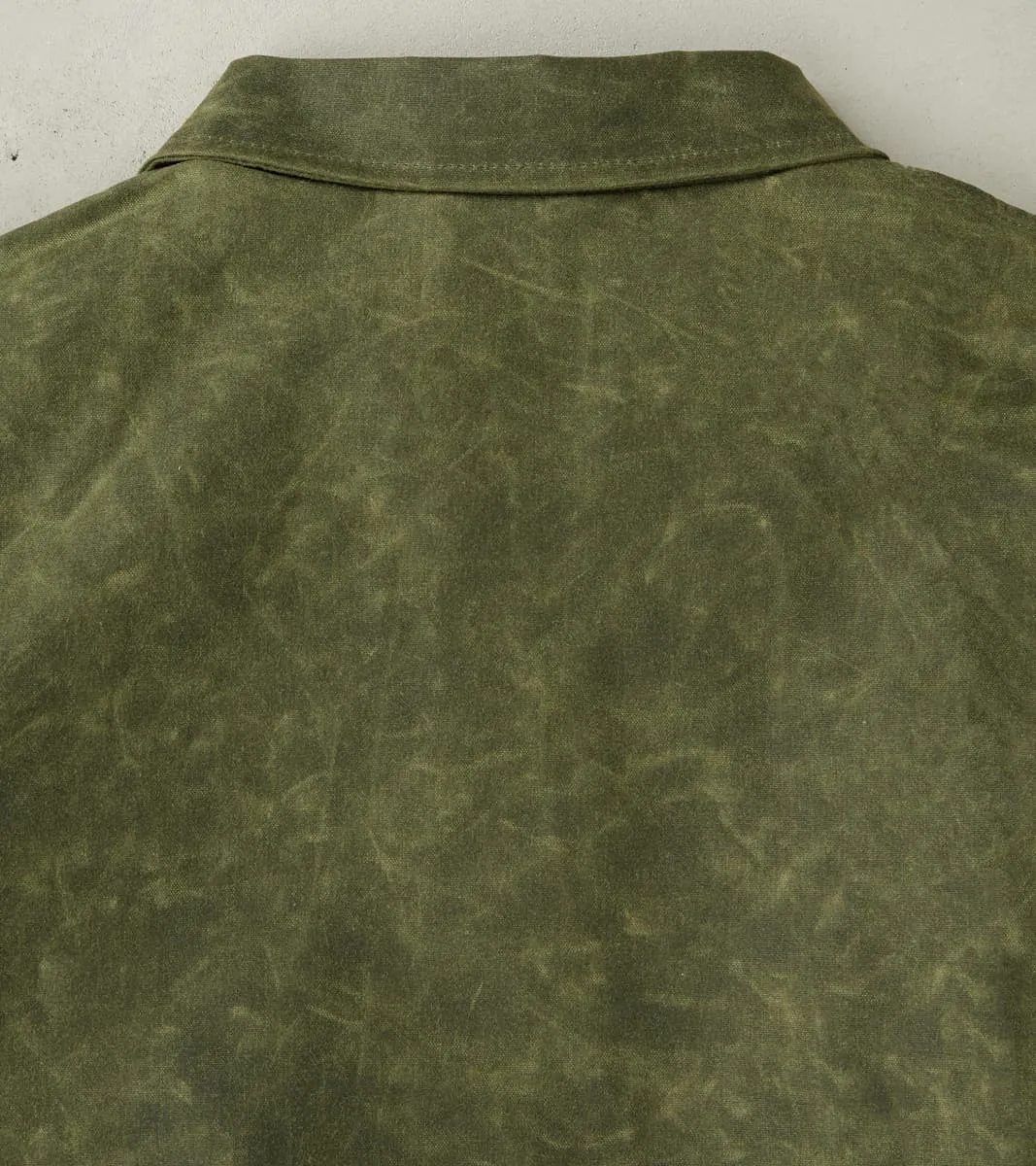 Carrier Jacket - 10oz Martexin Waxed Army Duck - Olive sold by Division Road product image thumbnail 5