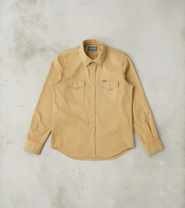 394-KHA - Western - 7oz Khaki Japanese Fatigue Cloth sold by Division Road
