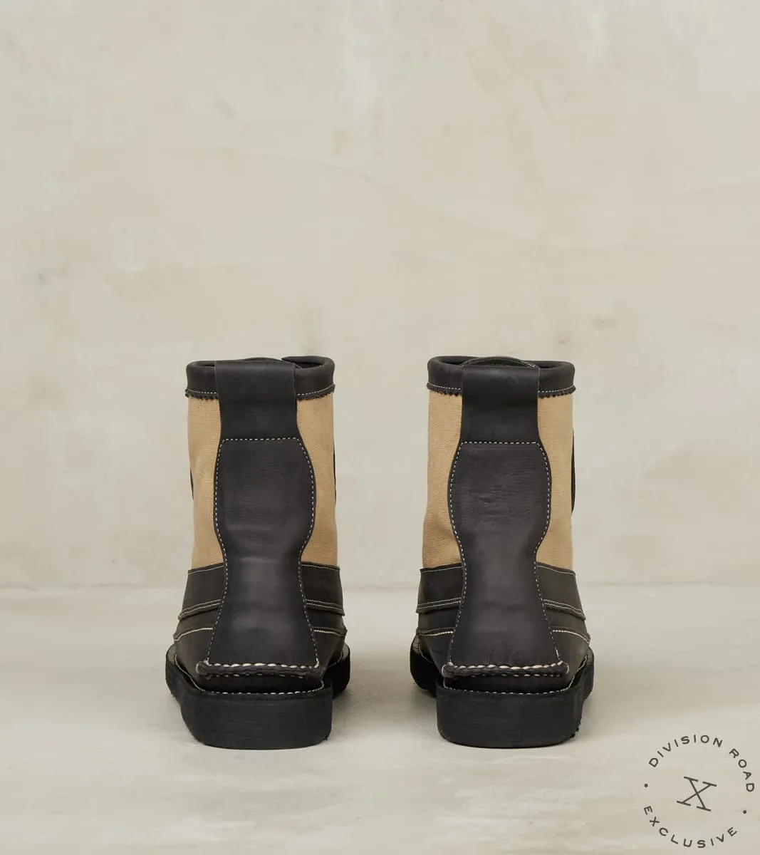 Rangeley Boot DB - Vibram 2062 - CFS Winter Smoke Waxed Kudu & Sage Waxed Canvas sold by Division Road product image thumbnail 5