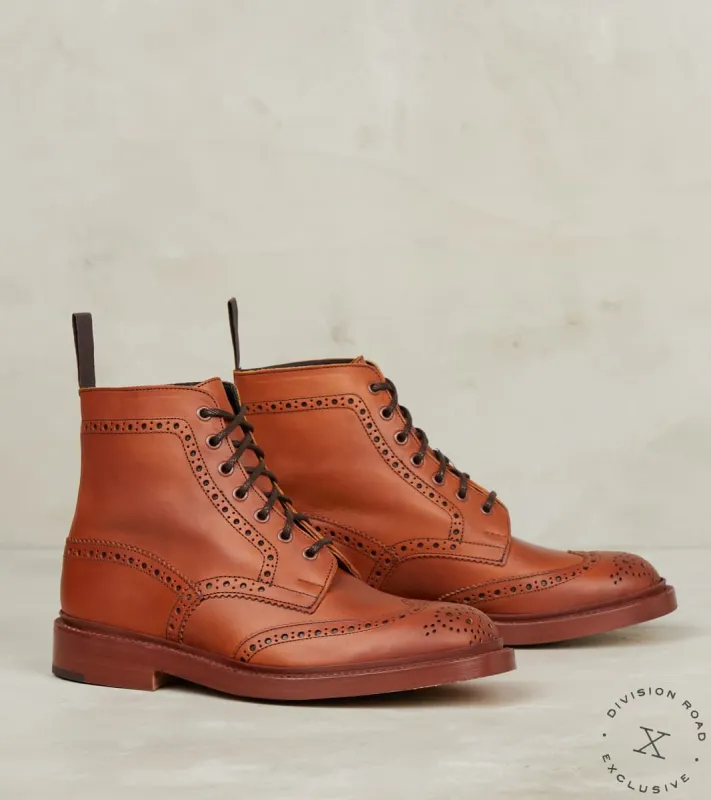 Stow Boot - 4497 - Leather - Tempesti Ambra Elbamatt Liscio sold by Division Road