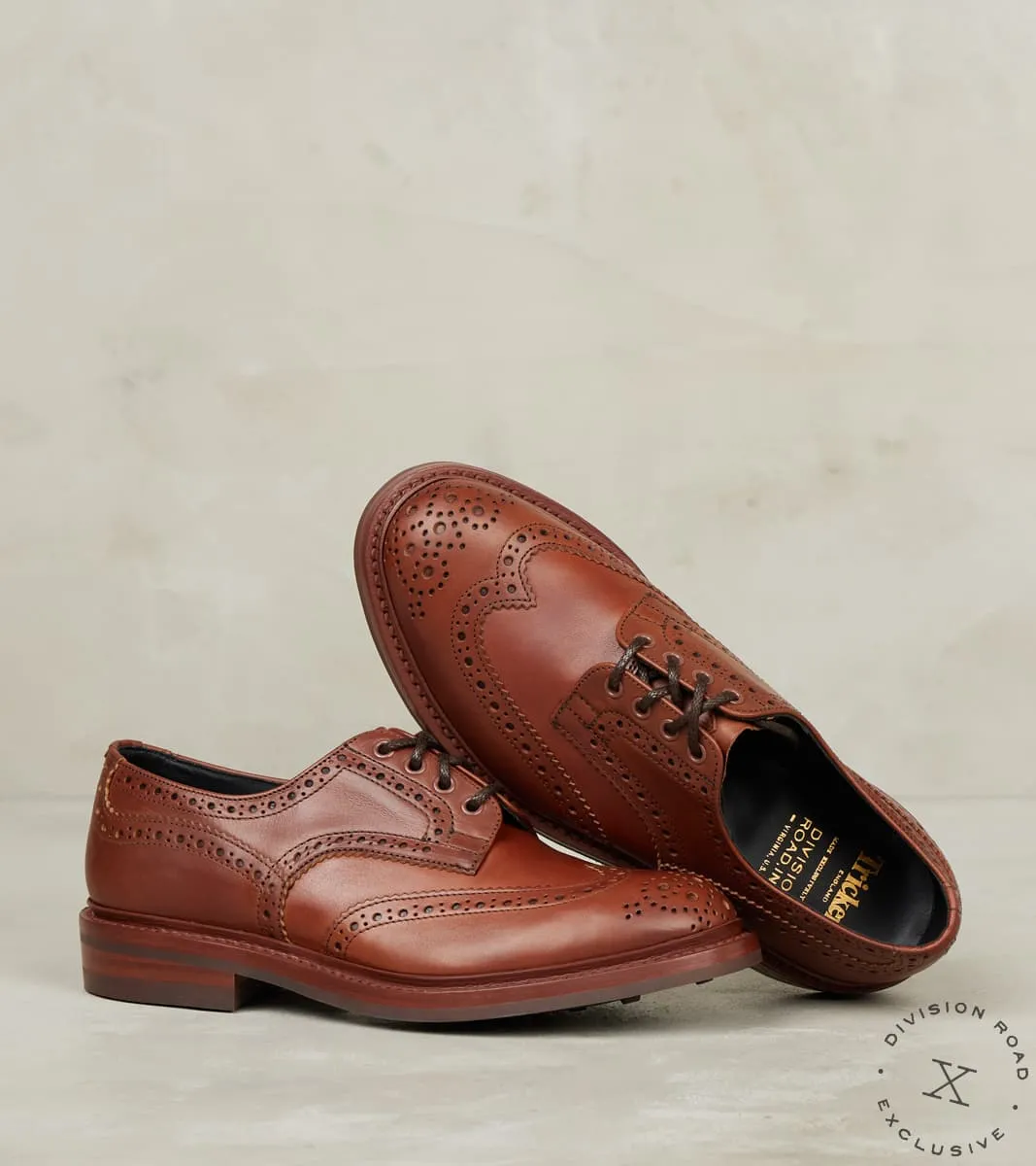 Bourton Brogue Derby - 4444 - Dainite - Tempesti Cuoio Elbamatt Liscio sold by Division Road product image thumbnail 3