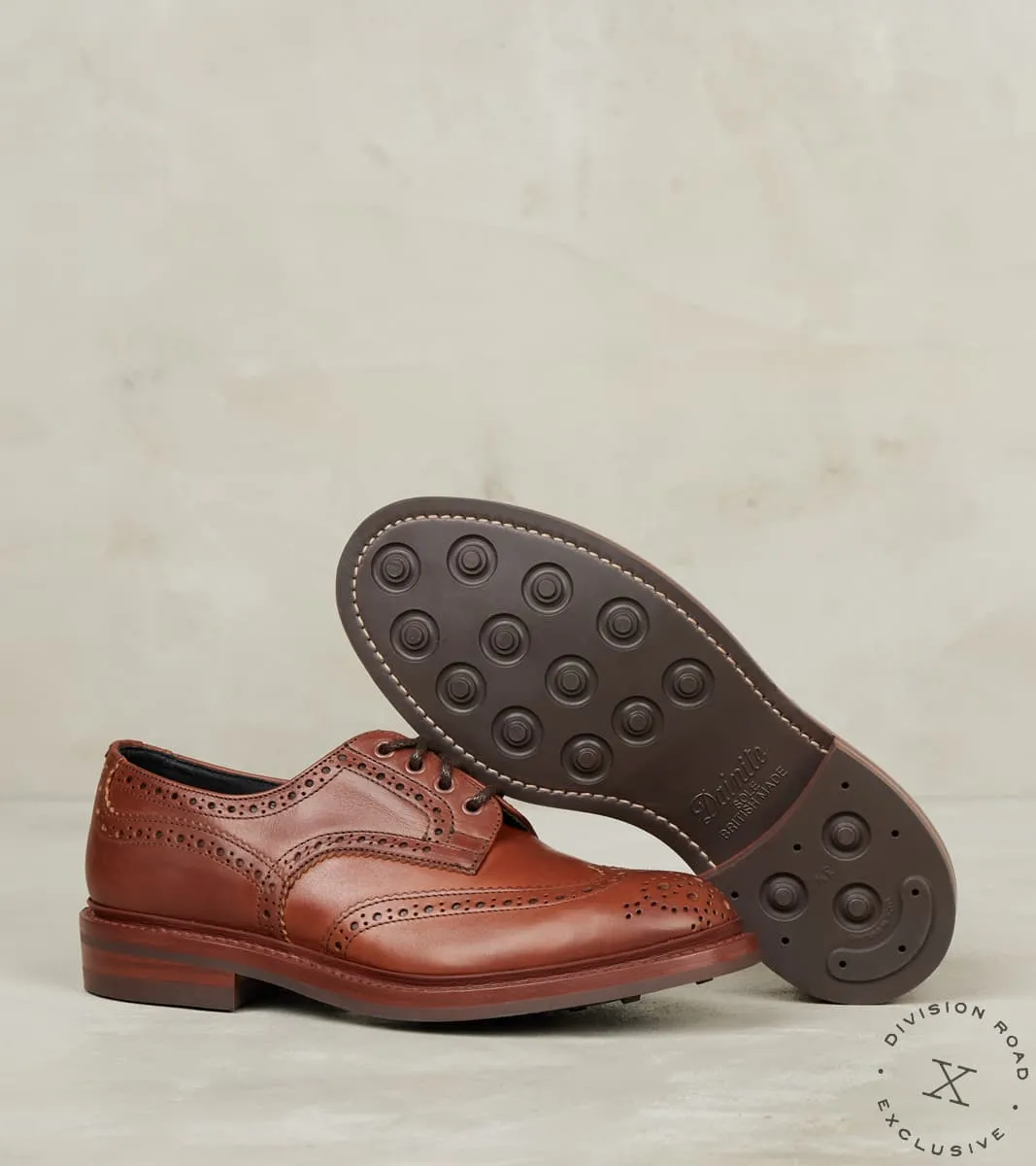 Bourton Brogue Derby - 4444 - Dainite - Tempesti Cuoio Elbamatt Liscio sold by Division Road product image thumbnail 2