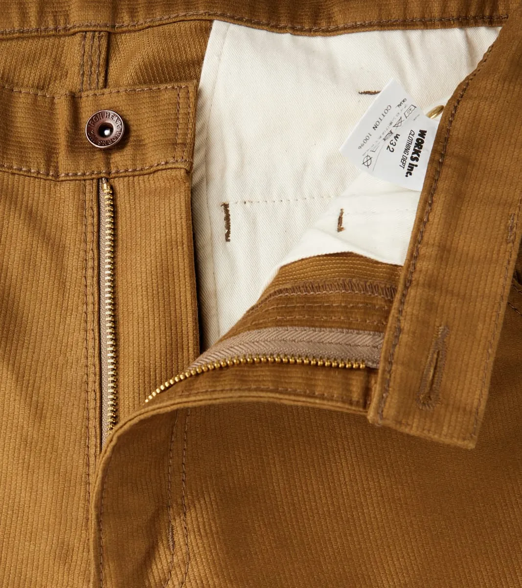 502DR-KHA Serviceman - Classic Tapered Cargo - 12oz Khaki Military Whipcord sold by Division Road product image thumbnail 5