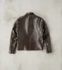 129J-BRN - Rider's Jacket - Brown Japanese Horsehide sold by Division Road