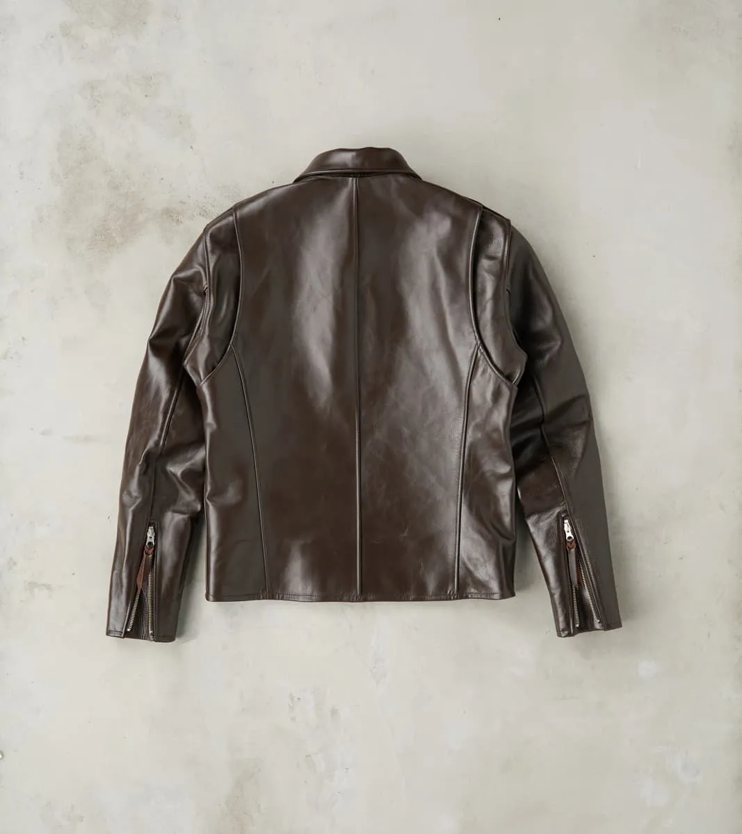129J-BRN - Rider's Jacket - Brown Japanese Horsehide sold by Division Road product image thumbnail 2