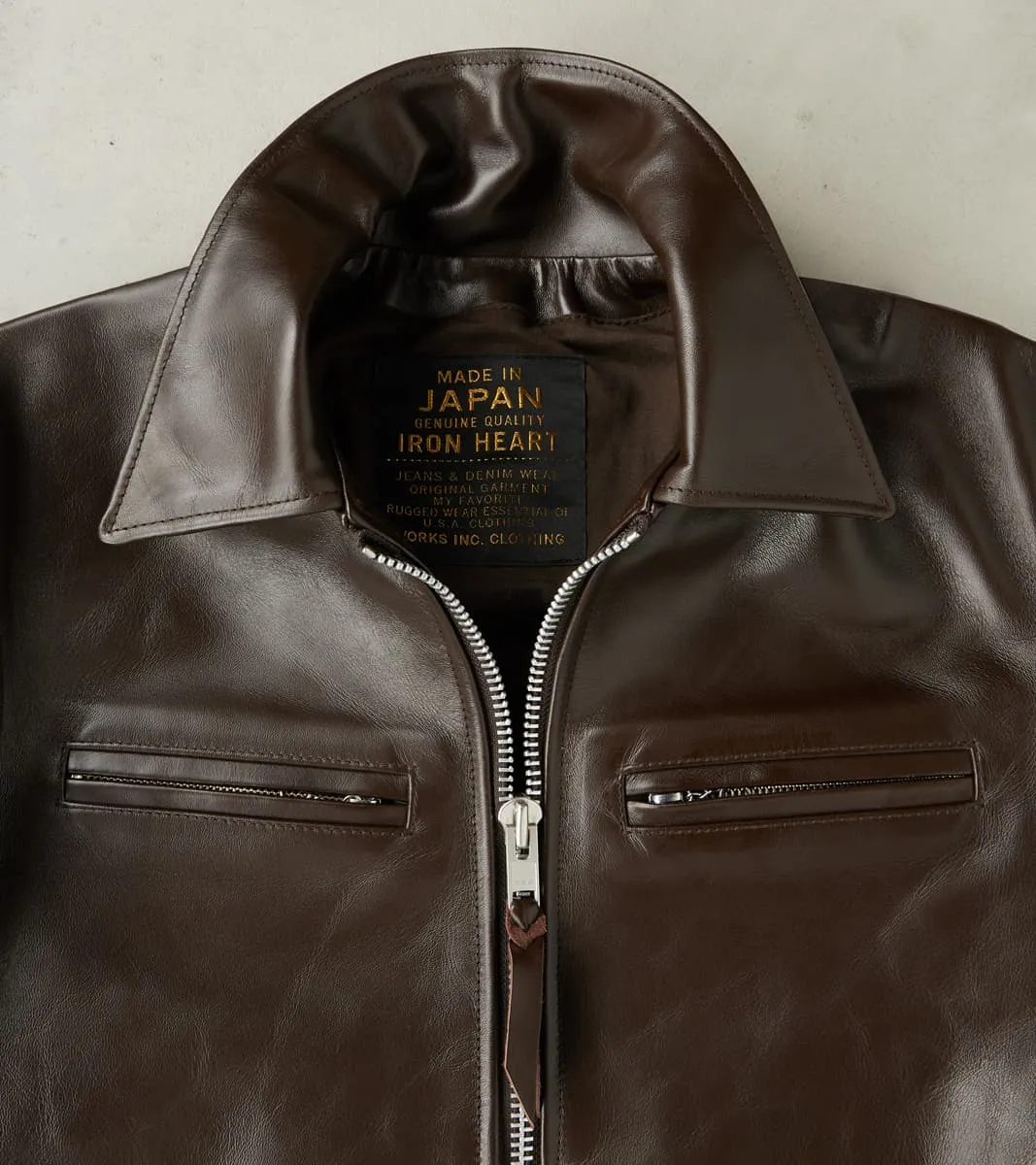 129J-BRN - Rider's Jacket - Brown Japanese Horsehide sold by Division Road product image thumbnail 4