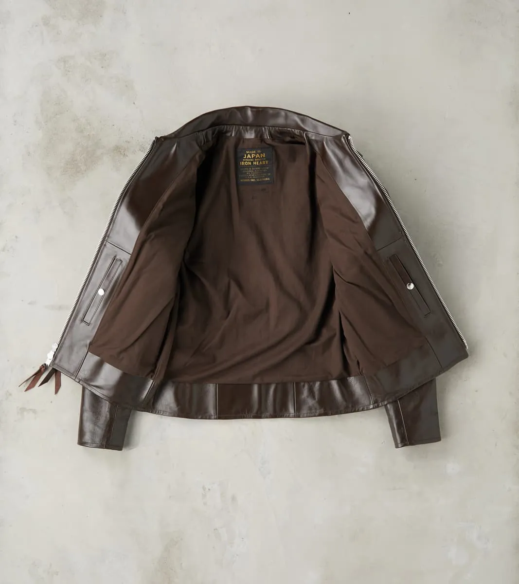 129J-BRN - Rider's Jacket - Brown Japanese Horsehide sold by Division Road product image thumbnail 3
