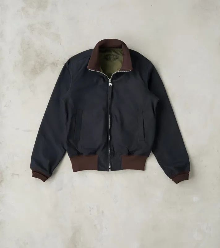 130-BLK - Reversible Tanker Jacket - Black sold by Division Road