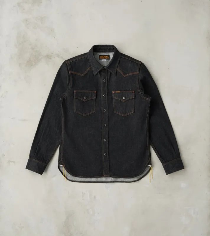 33-BLK - Western - 12oz Selvedge Denim Black sold by Division Road