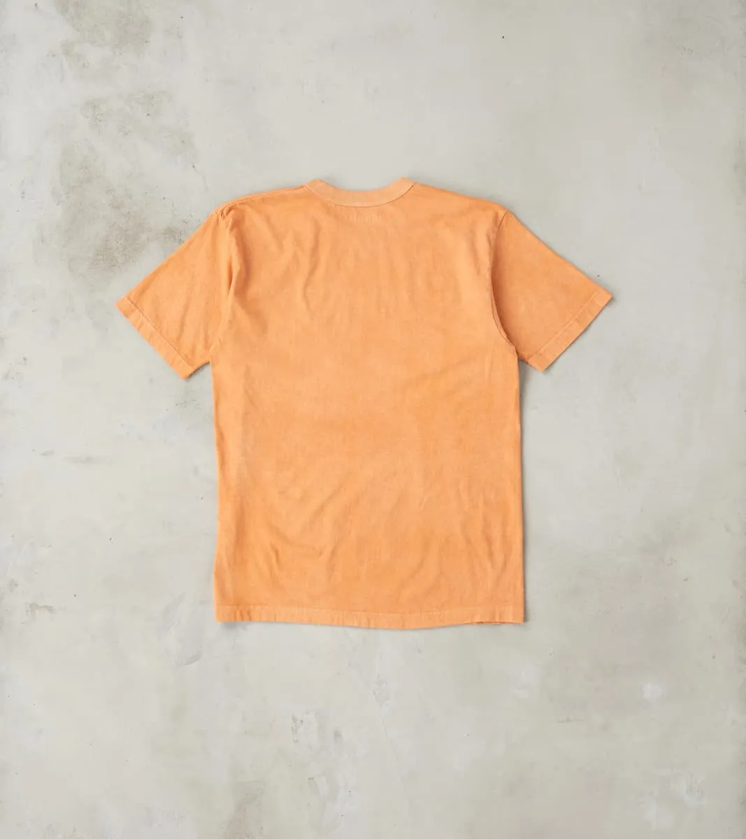 UTIL-HDYE-PCH - UTILITEES Crew Neck T-Shirt - 5.5oz Loopwheel Hand Dyed Peach sold by Division Road product image thumbnail 2