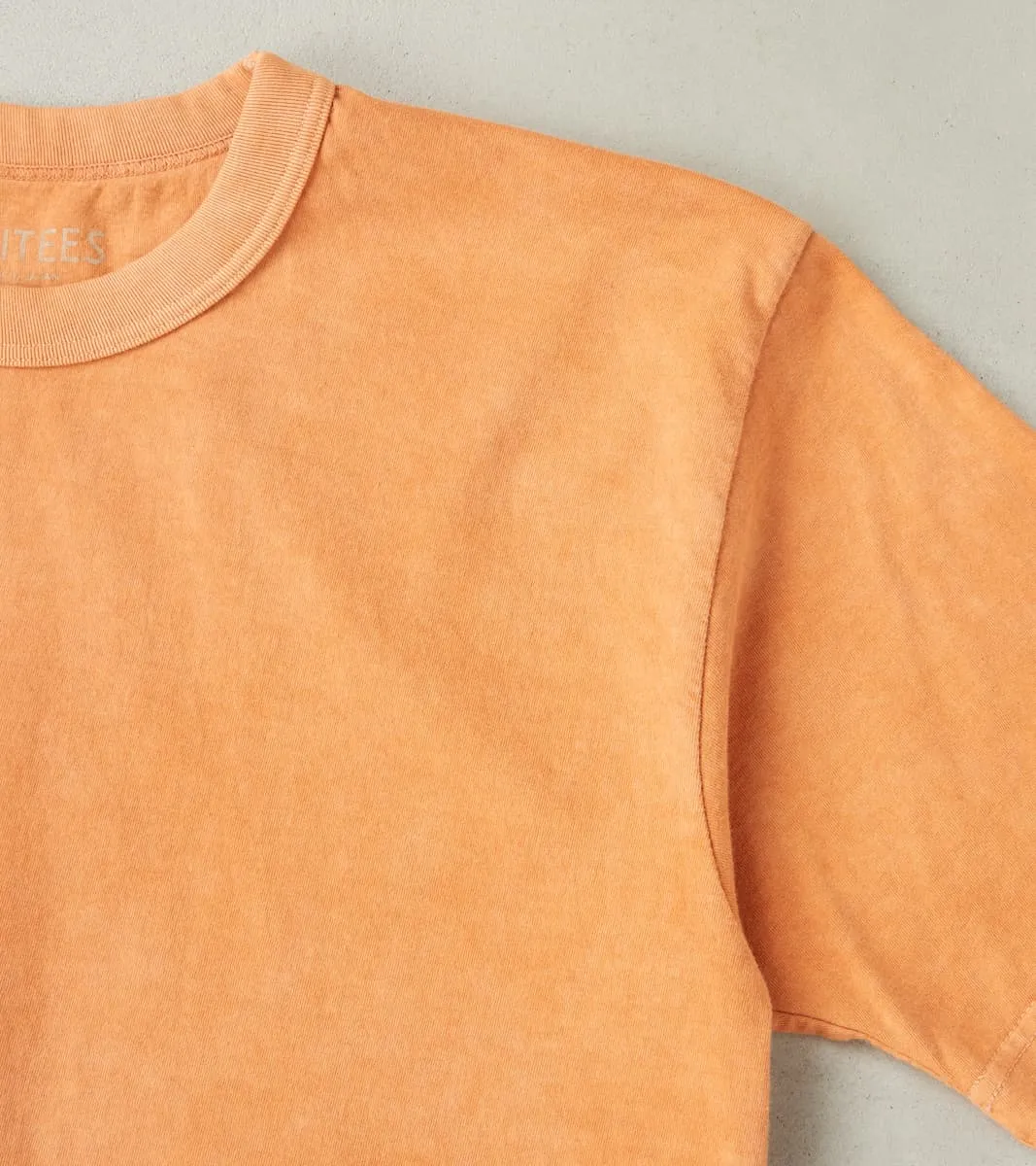 UTIL-HDYE-PCH - UTILITEES Crew Neck T-Shirt - 5.5oz Loopwheel Hand Dyed Peach sold by Division Road product image thumbnail 4
