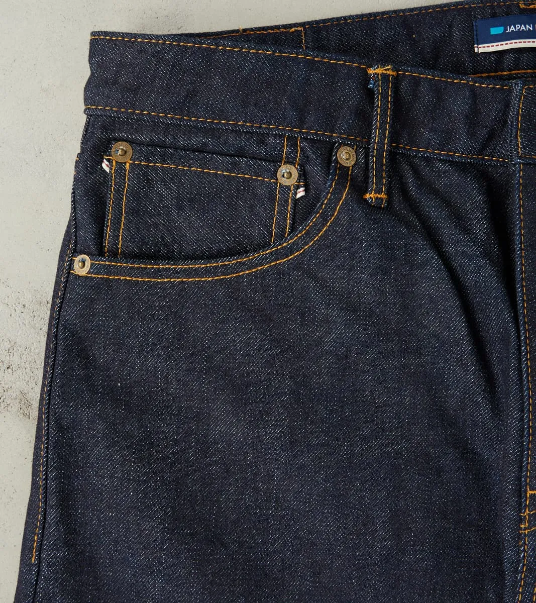 J301-IND Circle Series - Straight - 14.8oz US Cotton Indigo sold by Division Road product image thumbnail 4