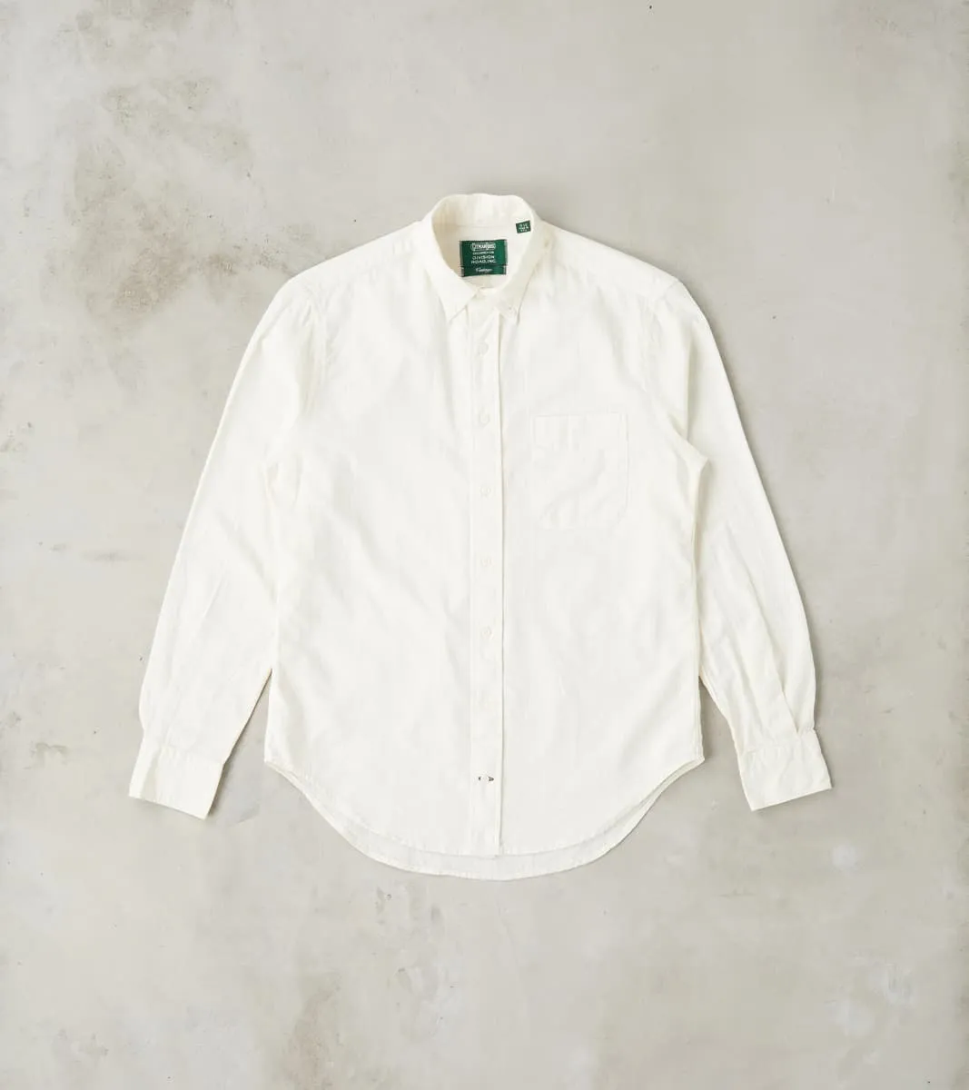 Japanese Cotton/Linen Dobby Stripe - Cream sold by Division Road