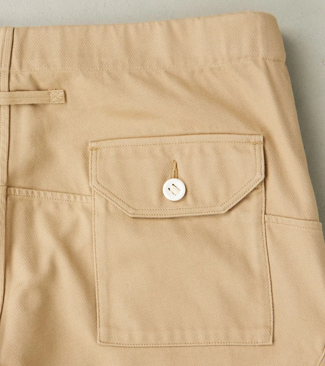 Swiss Army Cargo Trousers - British Tan Japanese Calvary Twill sold by Division Road product image thumbnail 3