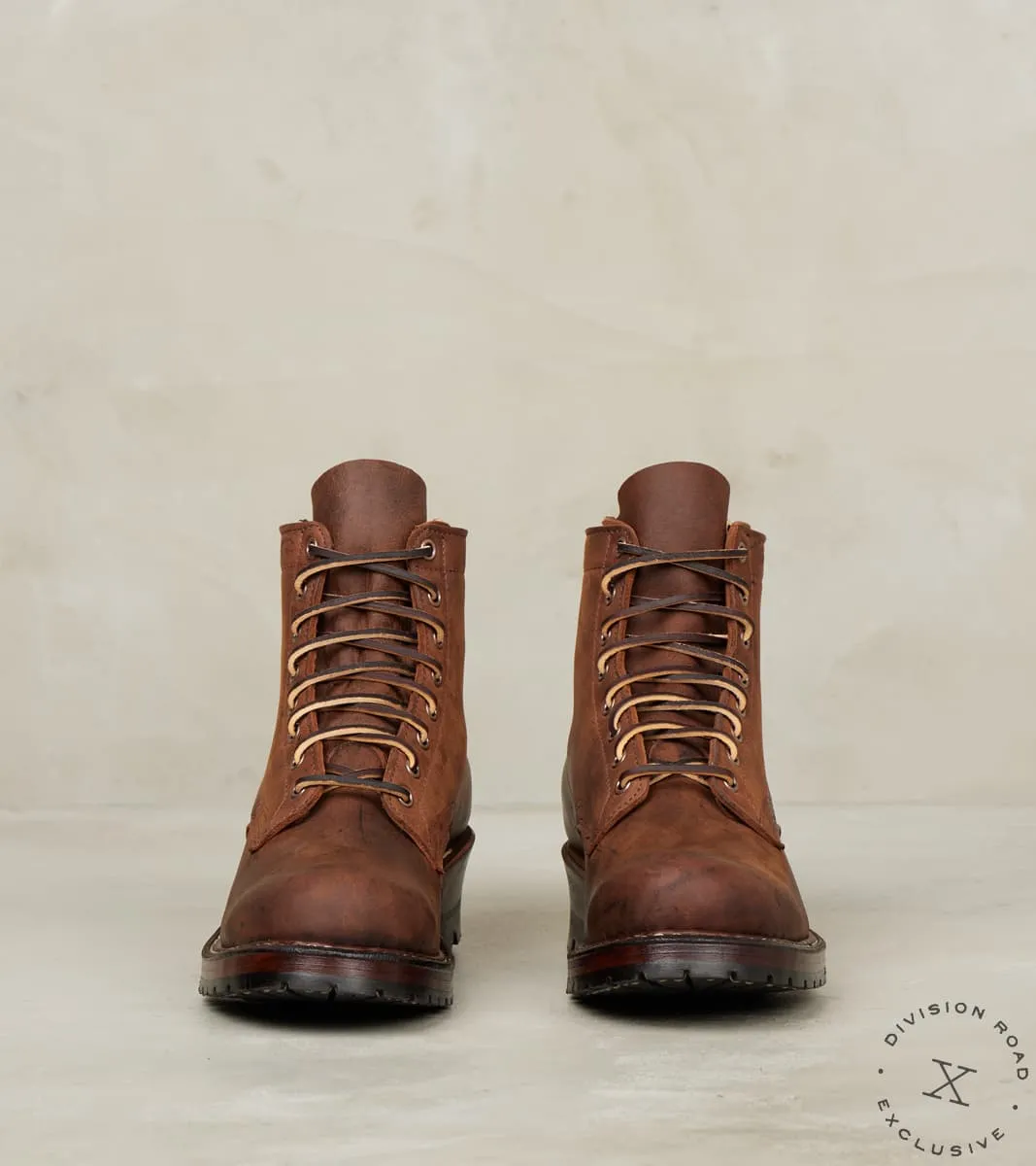 Semi-Dress 350 - C461 - Split Commando - CF Stead Urban Brown Re-Tan Waxed Kudu sold by Division Road product image thumbnail 4