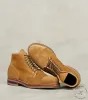 Service Boot - 2030 - Lactae Hevea - CF Stead Tobacco Janus Calf Suede sold by Division Road