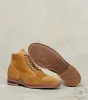 Service Boot - 2030 - Lactae Hevea - CF Stead Tobacco Janus Calf Suede sold by Division Road