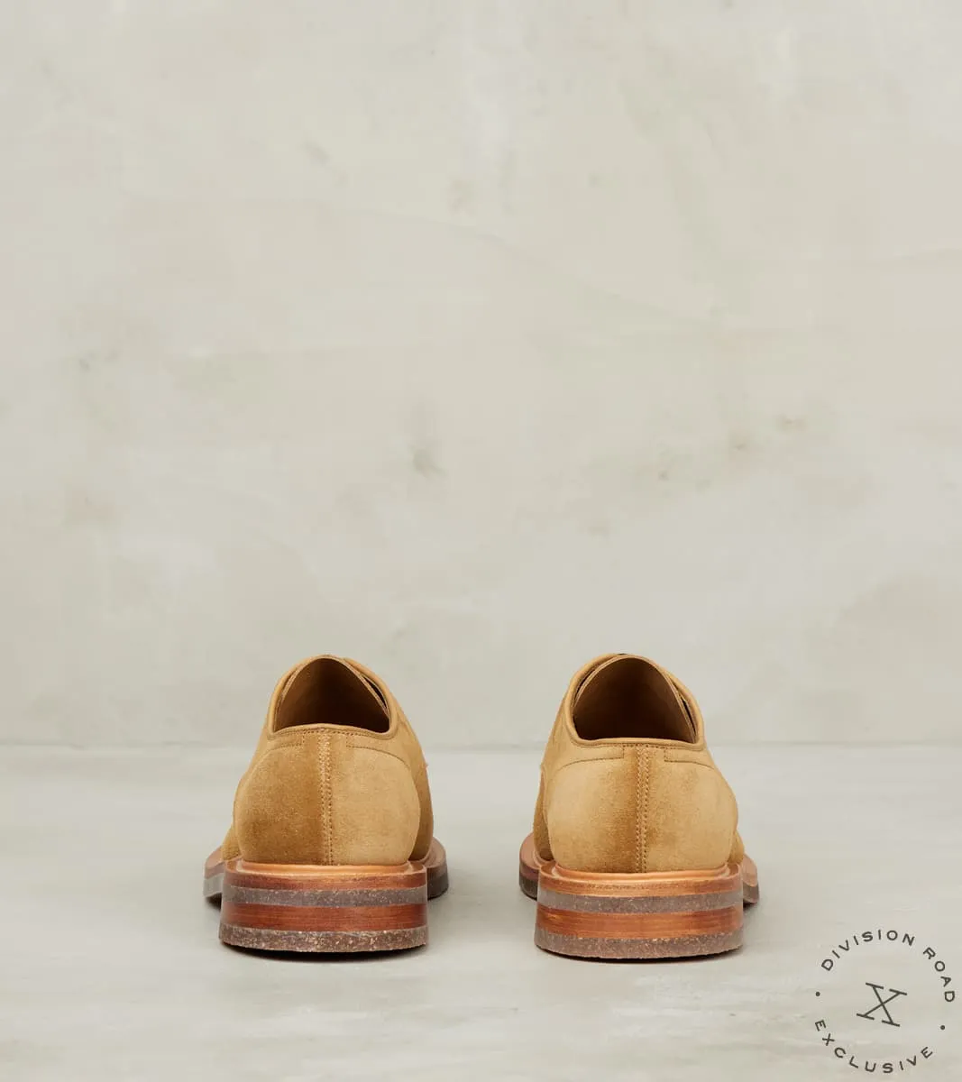 Rockland Blucher - 1035 - Lactae Hevea - CF Stead Tobacco Janus Calf Suede sold by Division Road product image thumbnail 5