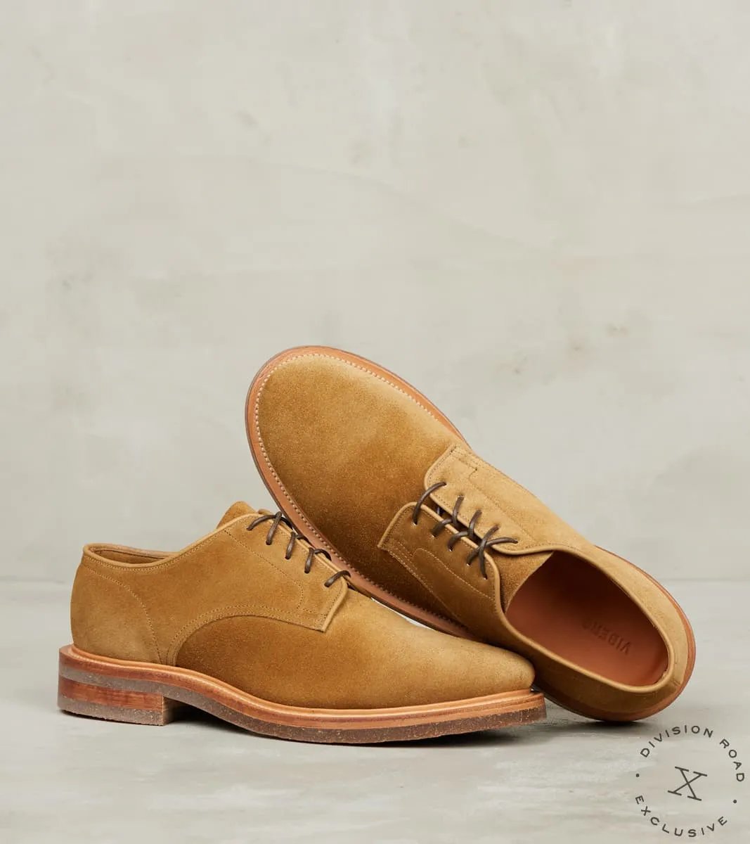 Rockland Blucher - 1035 - Lactae Hevea - CF Stead Tobacco Janus Calf Suede sold by Division Road product image thumbnail 3
