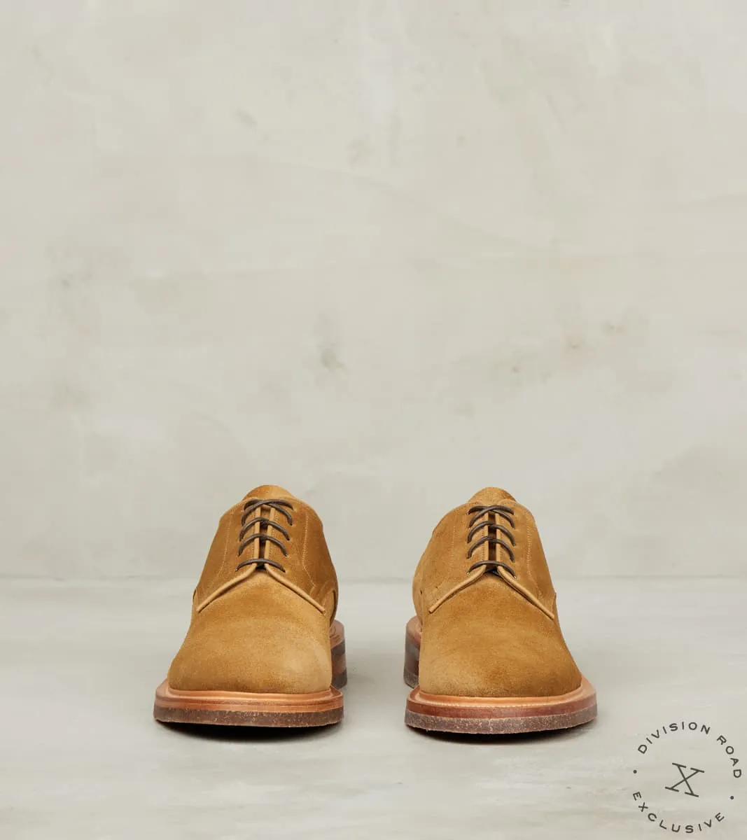 Rockland Blucher - 1035 - Lactae Hevea - CF Stead Tobacco Janus Calf Suede sold by Division Road product image thumbnail 4