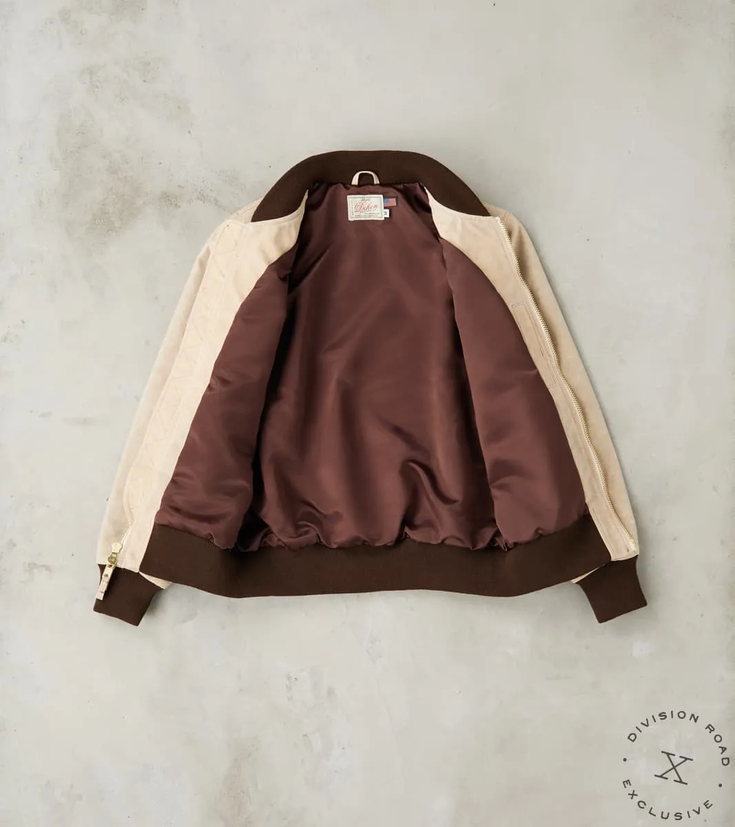 Flyers Club Bomber - 10oz Martexin Waxed Army Duck - Natural sold by Division Road product image thumbnail 3