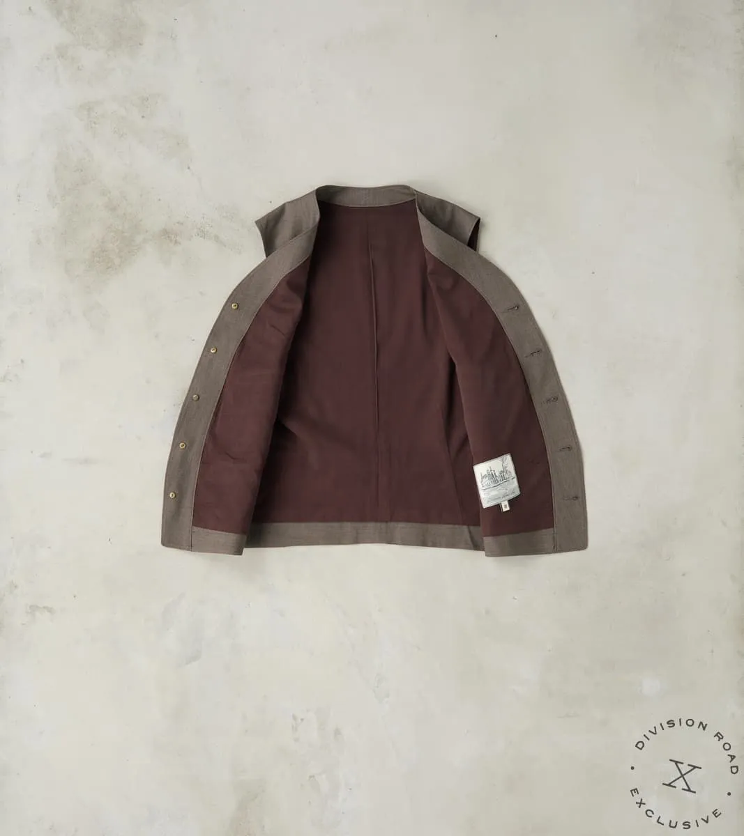 English Dress Hunt Vest - Dark Natural Optim® Wool Gabardine sold by Division Road product image thumbnail 3