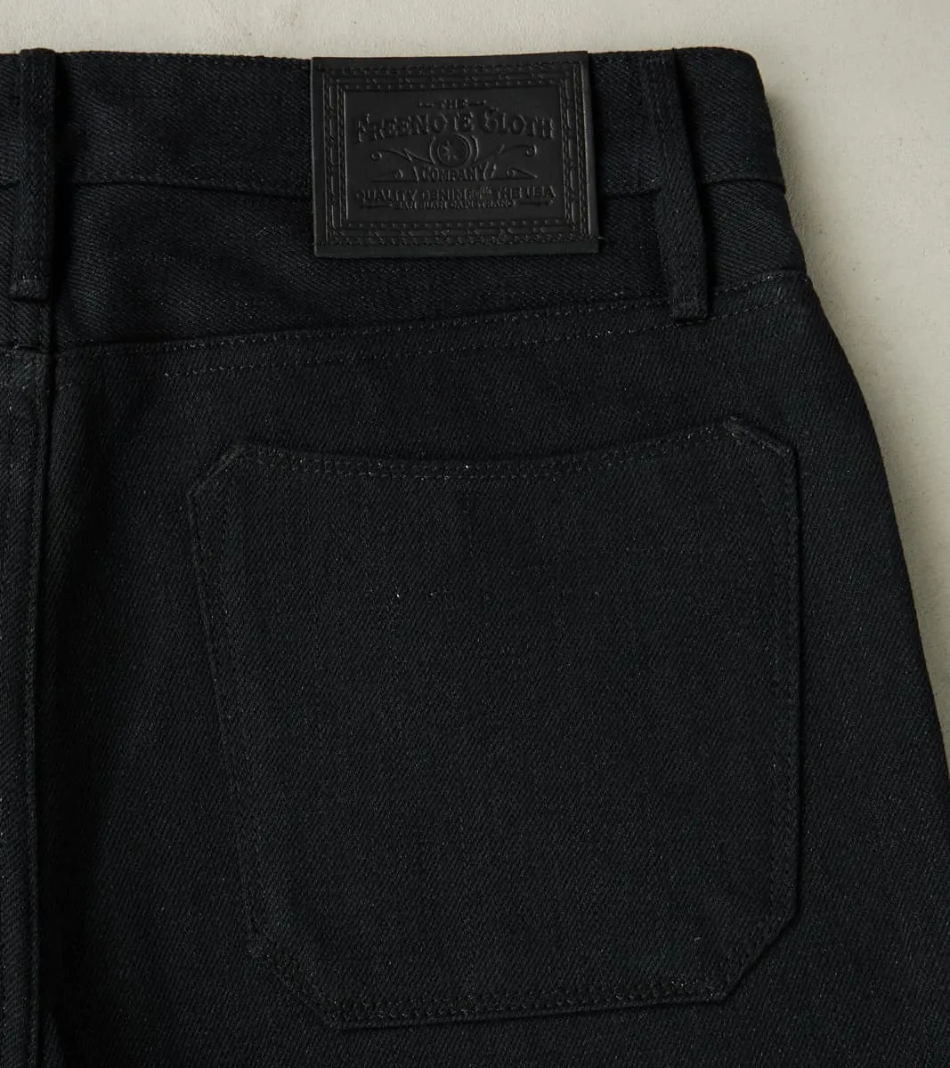 Portola - Classic Tapered - 17oz Black x Black Slub sold by Division Road product image thumbnail 3