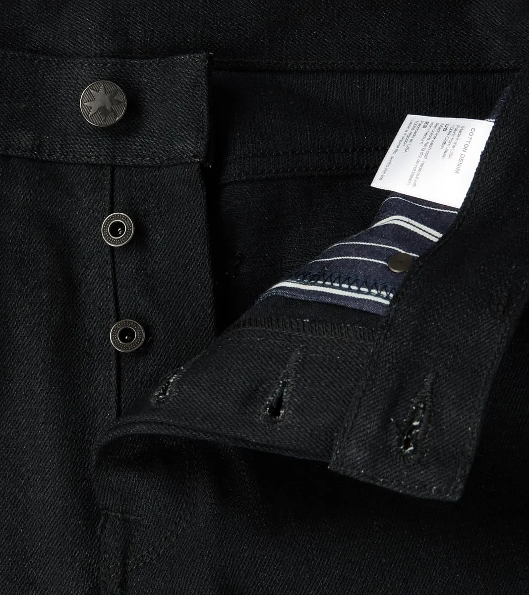 Portola - Classic Tapered - 17oz Black x Black Slub sold by Division Road product image thumbnail 5