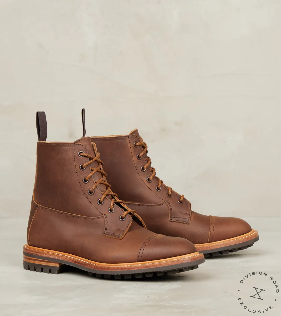 Allan Boot - 2298 - Commando - Horween Whiskey Predator sold by Division Road