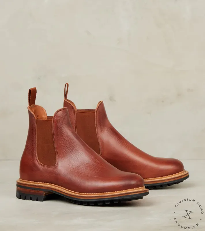 Chelsea Boot - 2030 - Commando - CF Stead Chestnut Phoenix sold by Division Road