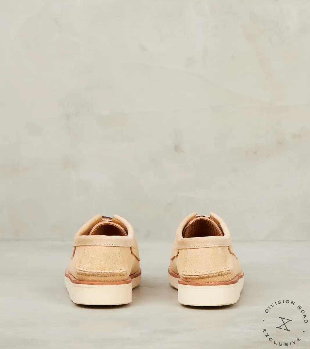 Rambler 3-Eye Moc - Vibram 4014 Christy - Beach Aniline Roughout sold by Division Road product image thumbnail 5