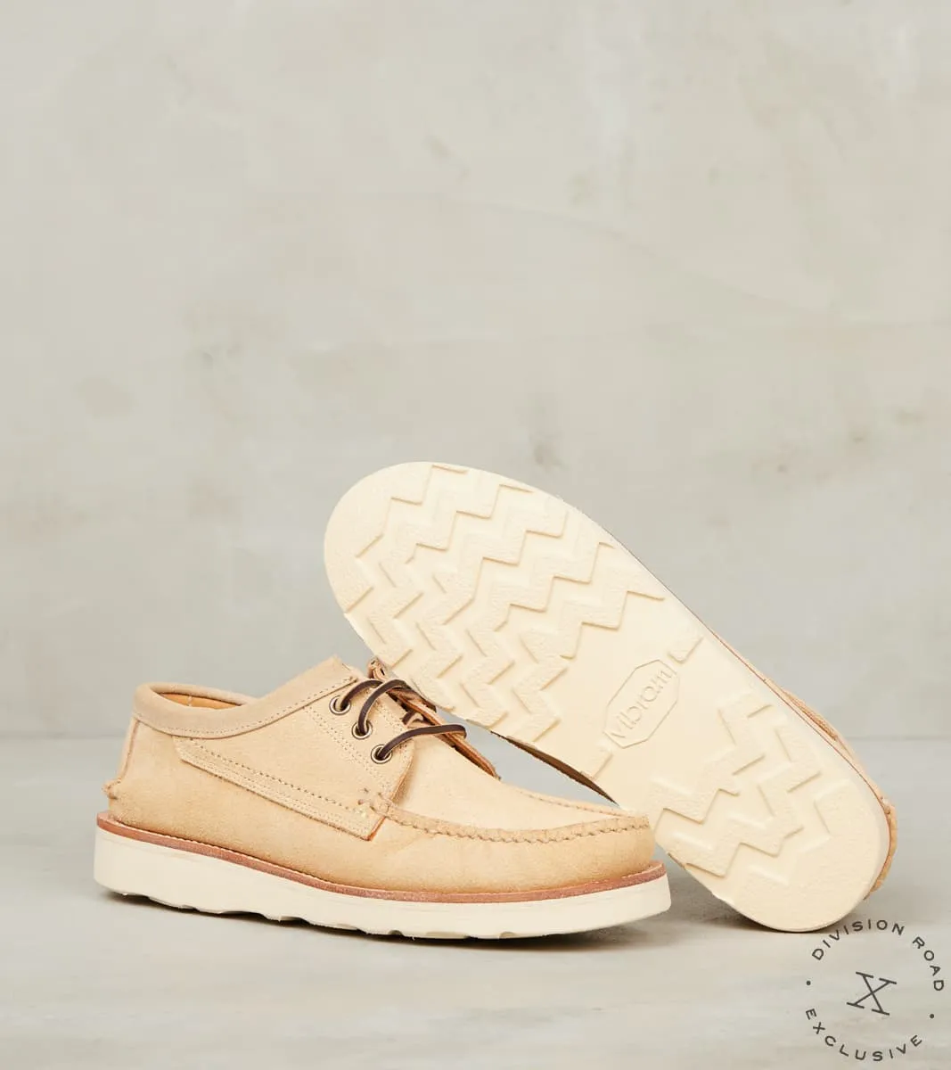 Rambler 3-Eye Moc - Vibram 4014 Christy - Beach Aniline Roughout sold by Division Road product image thumbnail 2