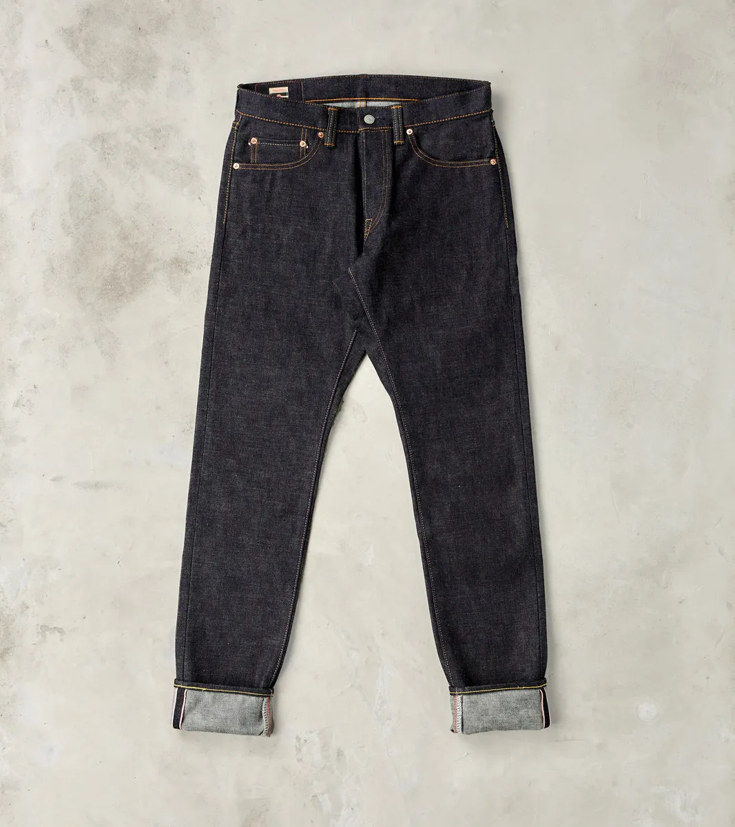 0405-V - High Tapered - 15.7oz Vintage Indigo sold by Division Road